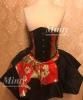 <img class='new_mark_img1' src='//img.shop-pro.jp/img/new/icons10.gif' style='border:none;display:inline;margin:0px;padding:0px;width:auto;' />【即納可能】mintyミンティーmillefeミルフィー着物帯生地赤×黒金糸華やかなアシンメトリースカート