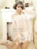 <img class='new_mark_img1' src='//img.shop-pro.jp/img/new/icons10.gif' style='border:none;display:inline;margin:0px;padding:0px;width:auto;' />ふわふわ可愛いホワイトオーガンジーとレースの白キャミソール3930ミンティーminty