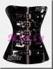 <img class='new_mark_img1' src='//img.shop-pro.jp/img/new/icons54.gif' style='border:none;display:inline;margin:0px;padding:0px;width:auto;' />PVCジップアップにクールなフロントバックル♪オーバーバストコルセットガーターライン付S〜XL50941