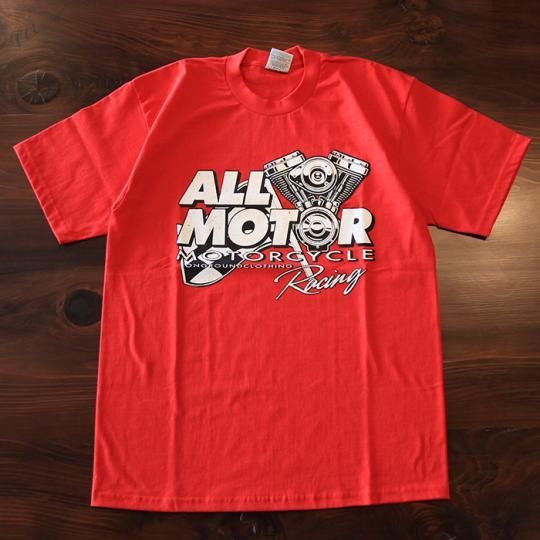 onground clothing all motor tシャツ レッド attract online shop