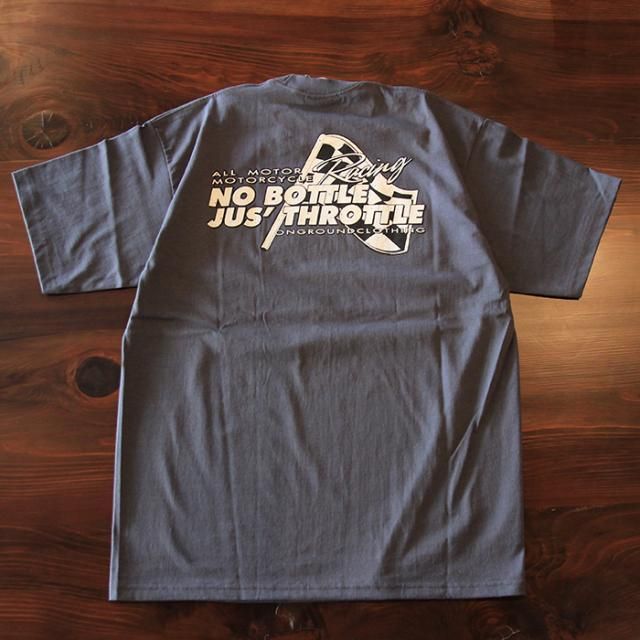 onground clothing all motor tシャツ ガンメタルグレー attract