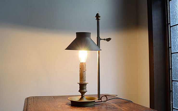 ヴィンテージ 真鍮スタンドランプ（H34cm）｜アンティーク照明・ランプ｜CHELSEA antique＆decoration（チェルシー）