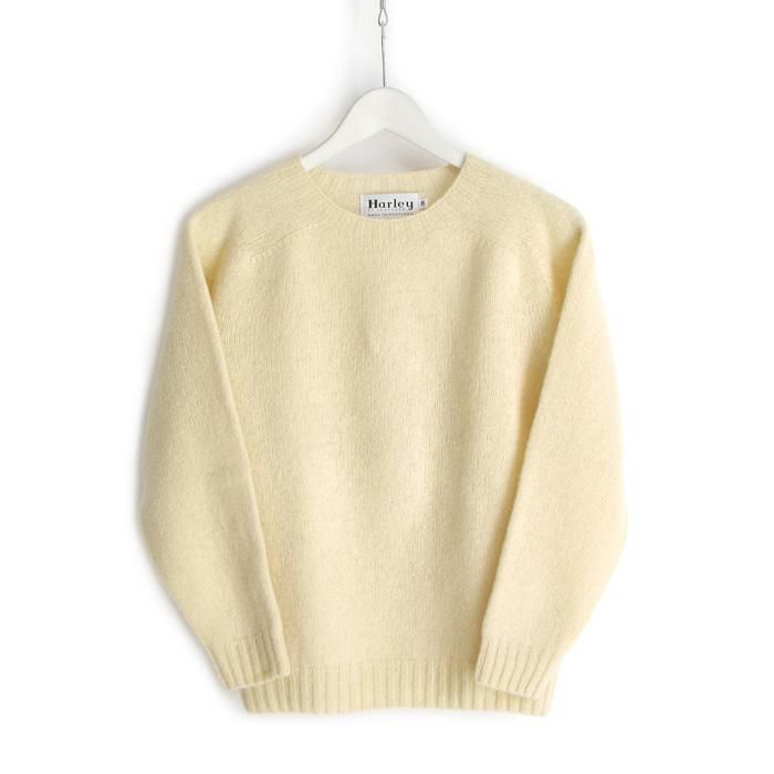harley of scotland crew neck m2474 7 cream