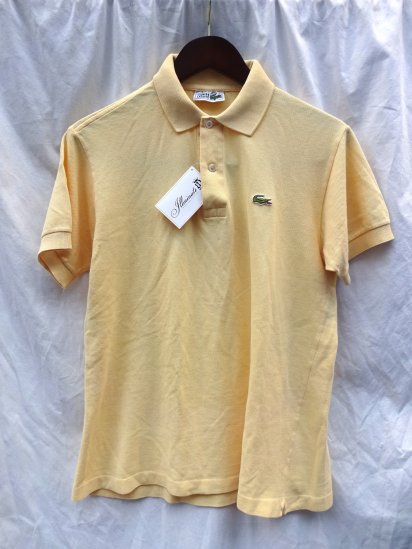 yellow lacoste polo