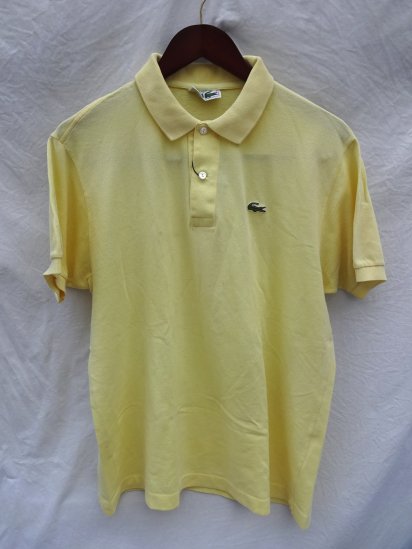 yellow lacoste polo