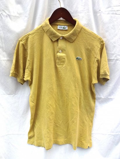 yellow lacoste polo