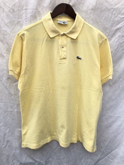 yellow lacoste polo