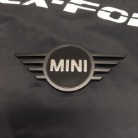 BMW MINI　EX-FORMオリジナルペイント　カラードエンブレム　F型LCI