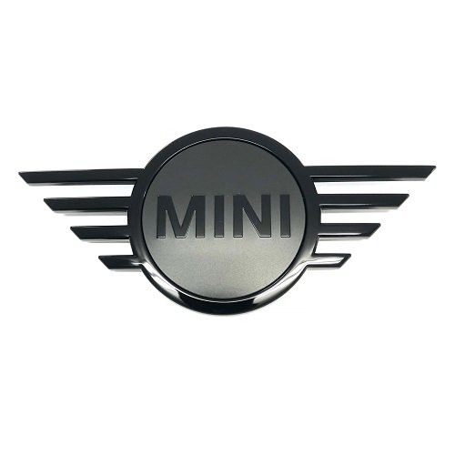BMW MINI ミニ 純正 アクセサリーフロントエンブレム(ピアノ・ブラック)