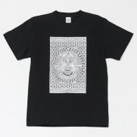 Apsu メンズTシャツ 『ハウリングゴースト』 ブラック サイズ:M  