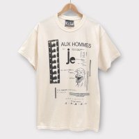 [Men's] HE?XION! Tシャツ『AUX HOMMES』アイボリー サイズ：L