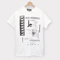 [Men's] HE?XION! Tシャツ『AUX HOMMES』ホワイト サイズ：M