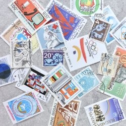 世界のデザイン/使用済み切手10枚