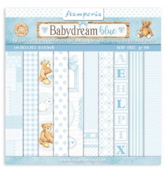 Stamperia/8x8ڡѡѥå/BabyDream/Blue