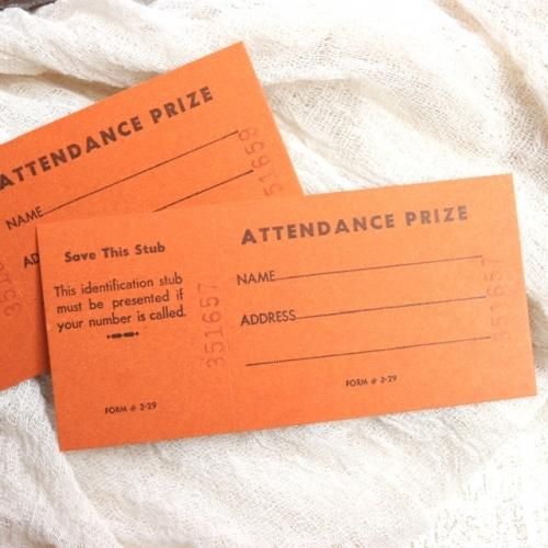 ヴィンテージアテンダンスチケット 5枚 Cheri