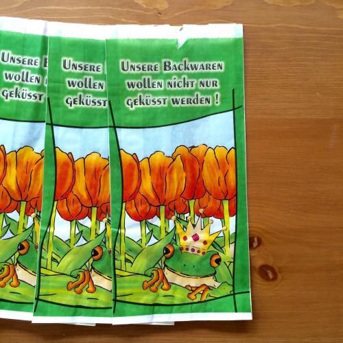 ドイツのパン屋さんの袋【かえる】 - Cheri