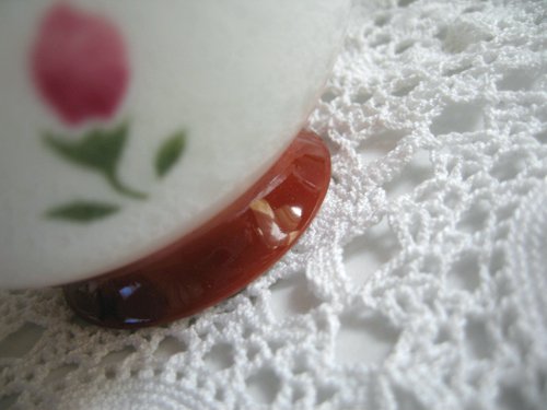  【限定品】マニー　ローズ　陶器　ポプリポット　レッドの商品写真5