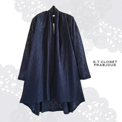 stcloset レース カーディガン