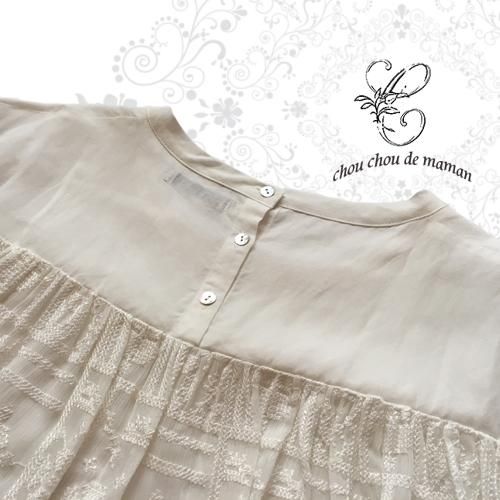 ♪chou chou de maman麻混ワンピース新品♪ - メルカリ