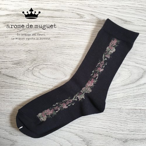  Arome de muguet（アロマドミュゲ）　靴下　花柄ソックスの商品写真4