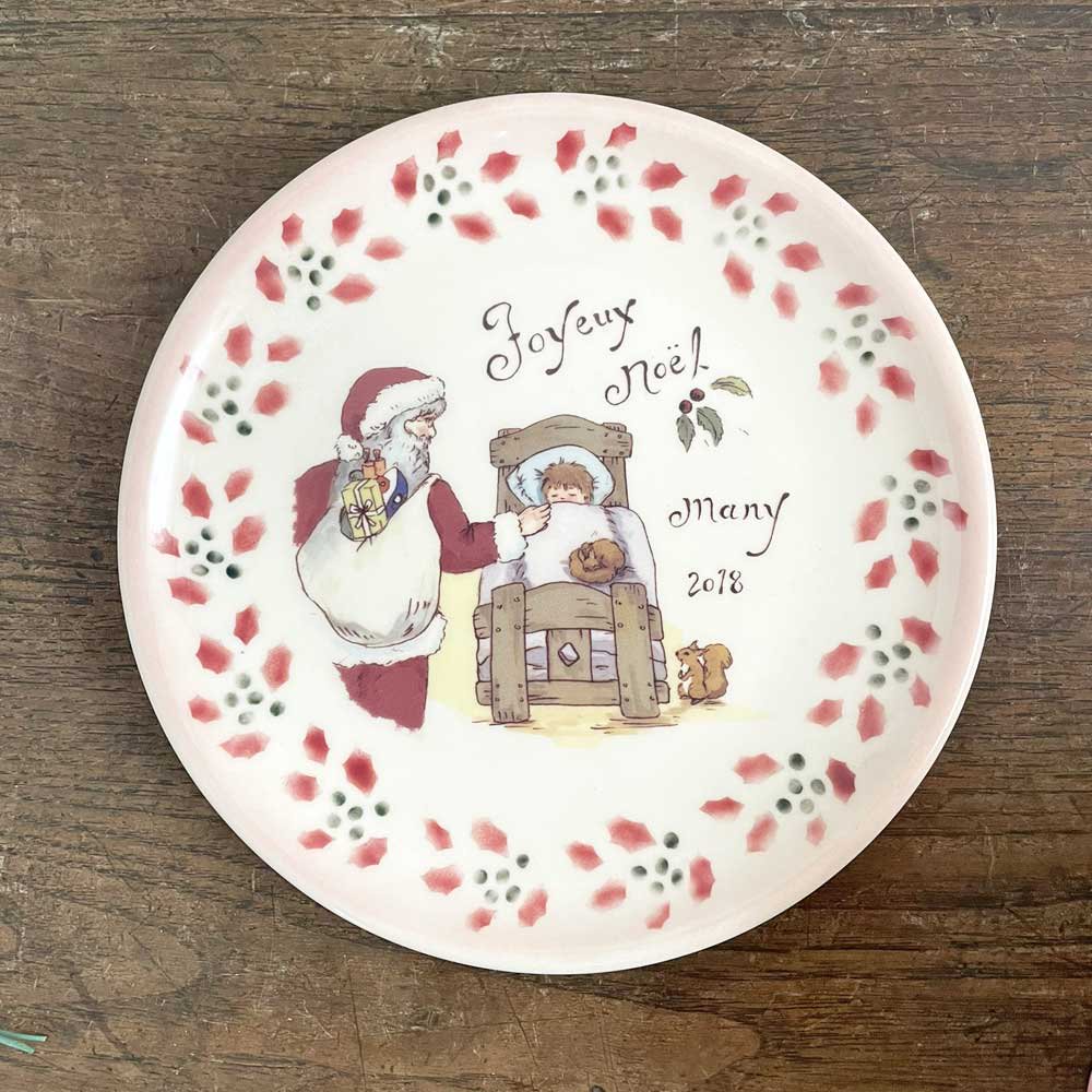 Many（マニー） クリスマス陶器 2018 プレートの商品写真2