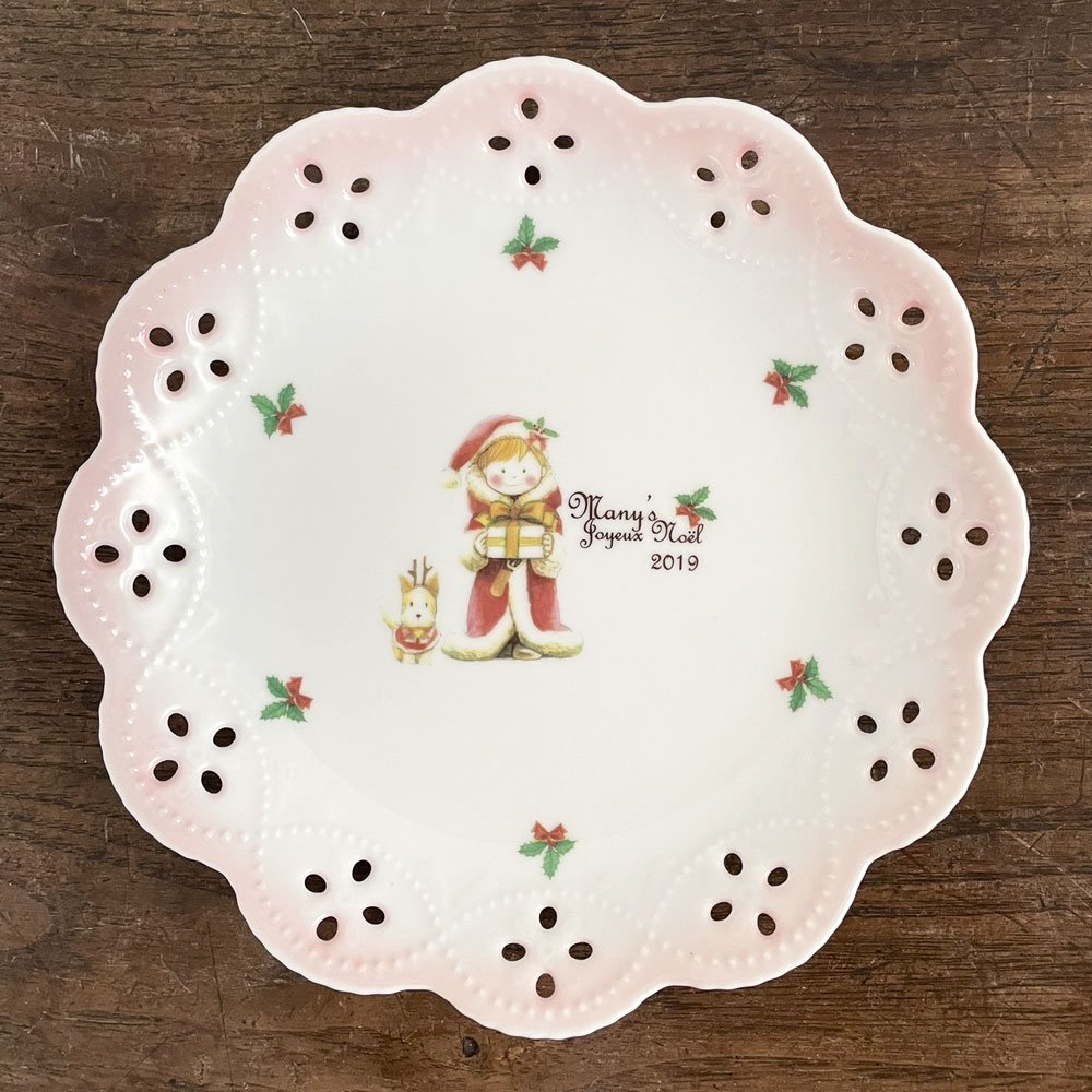 Many（マニー） クリスマス陶磁器 2019 ケーキプレートの商品写真2