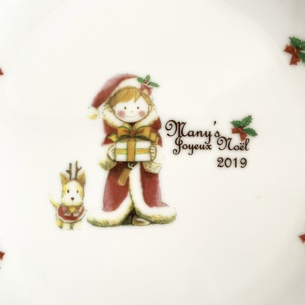 Many（マニー） クリスマス陶磁器 2019 ケーキプレートの商品写真3