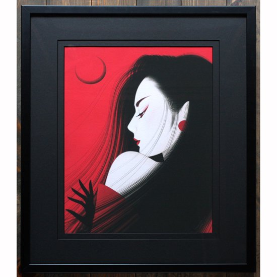 Black Moon」ジークレー版画 - 鶴田一郎 WEBSHOP