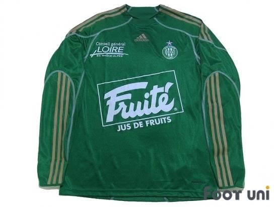 サンテティエンヌ Saint Etienne 09 10 ｈ ホーム オーセンティック 長袖 アディダス Vintage Soccer Jersey Football Shirt 買取 全国通販 Usedサッカーユニフォーム専門店 Foot Uni フットユニ 古着 ユーズド ヴィンテージ リサイクル Football