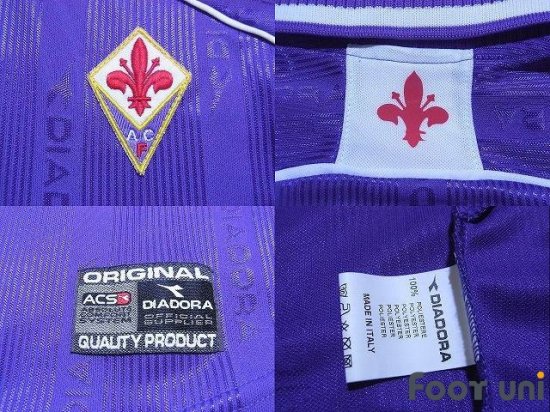 フィオレンティーナ(Fiorentina)00-01 H ホーム #10 ルイコスタ（Rui Costa）トヨタ ディアドラ 半袖 襟付き  Vintage soccer jersey Football shirt - 買取｜全国通販【USEDサッカーユニフォーム専門店 Foot uni  フットユニ】古着｜ユーズド｜ヴィンテージ｜リサイクル ...