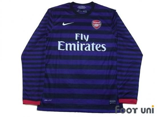 アーセナル（Arsenal）12-13 A アウェイ 長袖 ナイキ ボーダー Vintage