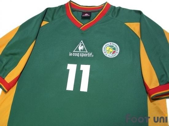 セネガル代表 Senegal 02 A アウェイ 11 ディウフ Diouf 日韓w杯モデル ルコック 半袖 Vintage Soccer Jersey Football Shirt 買取 全国通販 Usedサッカーユニフォーム専門店 Foot Uni フットユニ 古着 ユーズド ヴィンテージ リサイクル Football