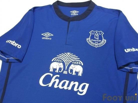 エバートン(Everton)14-15 H ホーム 像 ゾウ アンブロ 半袖