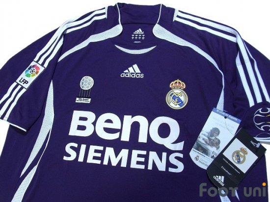 レアルマドリード（Real Madrid）06-07 3RD サード 紙タグ付 紫 