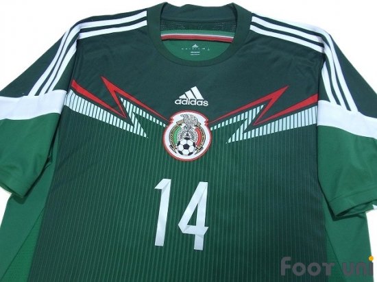 メキシコ代表 2014 #14 チチャリート 長袖ユニフォーム - ウェア