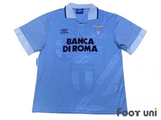 ラツィオ（SS Lazio）93-95 H ホーム アンブロ 襟付き 半袖 Vintage