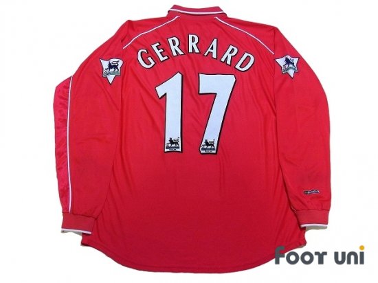リバプール（Liverpool FC）00-02 H ホーム #17 ジェラード（Gerrard 