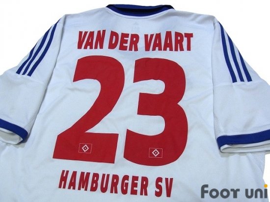 ハンブルガーSV（Hamburger SV）13-14 H ホーム #23 ファンデルファールト（Van Der Vaart）オフィシャルマーキング  アディダス 半袖 襟付き Vintage Soccer Jerseys Football Shirts - 買取｜全国通販【USEDサッカーユニフォーム専門店  Foot uni フットユニ】古着 ...