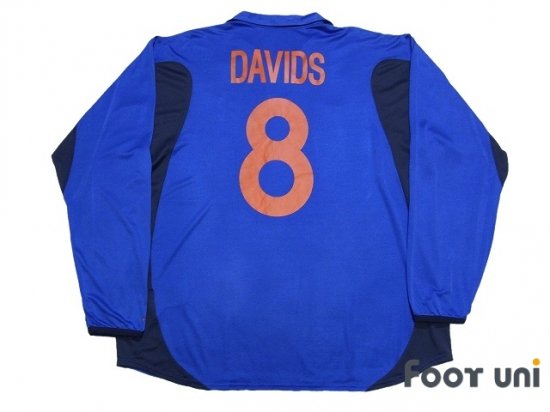２０００シーズン　オランダ代表　ダービッツ　ユニフォーム丈半袖