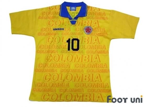 Amazon.co.jp: バルデラマ コロンビア代表 ユニフォーム レア 1998年W杯 アウェイ : おもちゃ