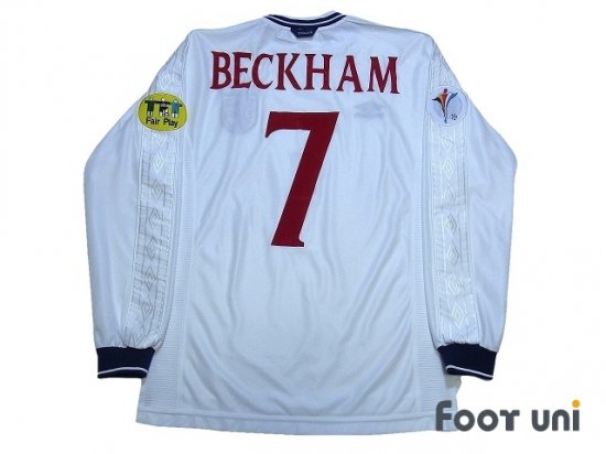 イングランド代表（England）00 H ホーム #7 ベッカム（Beckham 