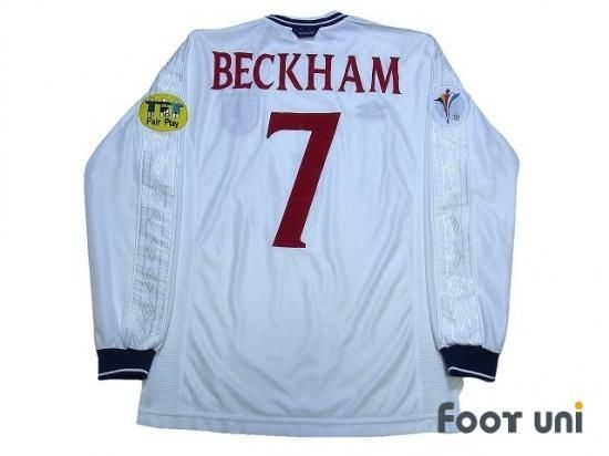 イングランド代表（England）00 H ホーム #7 ベッカム（Beckham