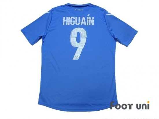 ナポリ（Napoli）14-15 H ホーム #9 イグアイン（Higuain）マクロン オフィシャルマーキング 半袖 襟付き Vintage  Soccer Jerseys Football Shirts - 買取｜全国通販【USEDサッカーユニフォーム専門店 Foot uni  フットユニ】古着｜ユーズド｜ヴィンテージ｜リサイクル ...