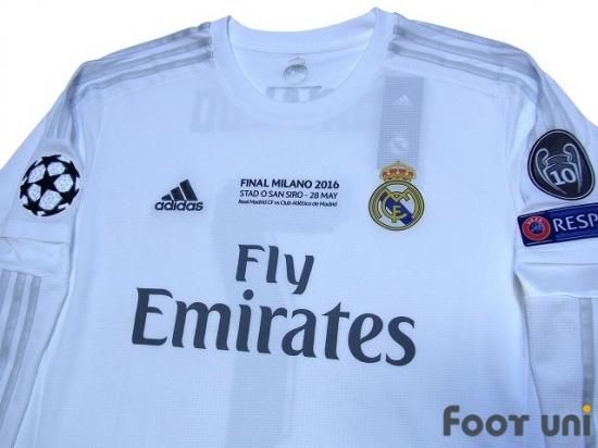 レアルマドリード/15-16/H #7 ロナウド 紙タグ付 長袖 - USEDサッカー