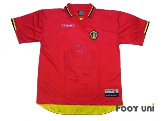 ベルギー代表 Belgium 97 H ホーム ディアドラ 半袖 襟付き Usedサッカーユニフォーム専門店 Footuni フッットユニ