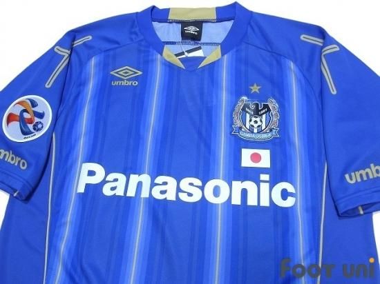 ガンバ大阪 Gamba Osaka 15 H ホーム Aclモデル 紙タグ付 Panasonic パナソニック 半袖 アンブロ Vintage Soccer Jerseys Football Shirts 買取 全国通販 Usedサッカーユニフォーム専門店 Foot Uni フットユニ 古着 ユーズド ヴィンテージ リサイクル Football