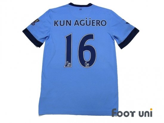 マンチェスターシティ(Manchester City)14-15 H #16 クンアグエロ(Kun Aguero) - USEDサッカーユニフォーム専門店  Footuni フッットユニ