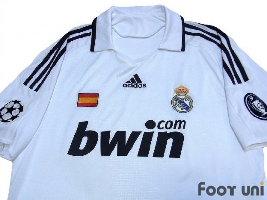 レアルマドリード(Real Madrid)08-09 H ホーム CLパッチ bwin ビック ...