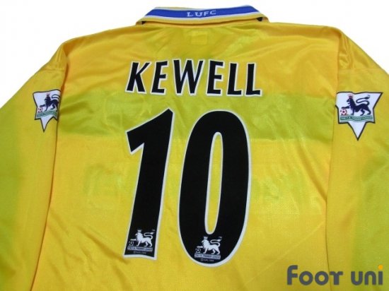 リーズユナイテッド(Leeds United)99-00 3RD サード #10 キューウェル(Kewell)プレミアパッチ 長袖  オフィシャルマーキング プーマ 襟付き Vintage Soccer Jerseys Football Shirts -  買取｜全国通販【USEDサッカーユニフォーム専門店 Foot uni フットユニ】古着 ...