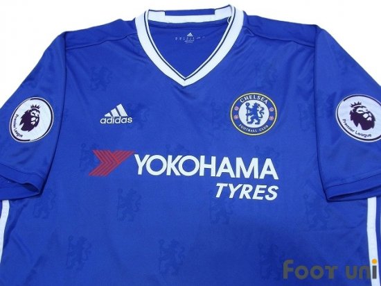 チェルシー(Chelsea FC)16-17 H ホーム #10 アザール(Hazard)プレミアパッチ 紙タグ付 オフィシャルマーキング アディダス  半袖 Vintage Soccer Jerseys Football Shirts - 買取｜全国通販【USEDサッカーユニフォーム専門店 Foot  uni フットユニ】古着｜ユーズド ...